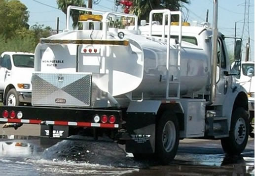Water Tanker with Spray Bar