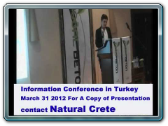 Natural Crete | Installation in Mugla/Turkey 2012